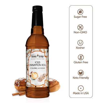 Jordans Skinny Gourmet Syrups Sugar Free Iced Cinnamon Roll