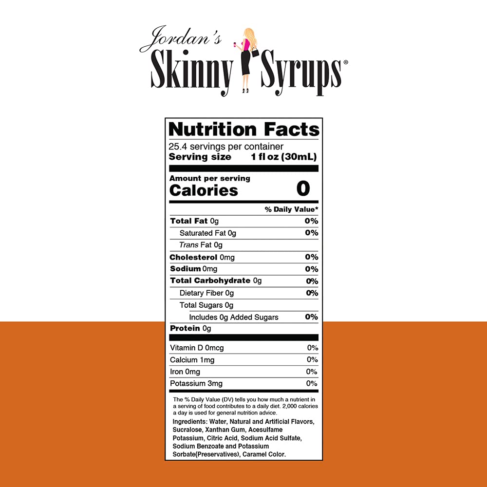 Jordans Skinny Gourmet Syrups Sugar Free Iced Cinnamon Roll