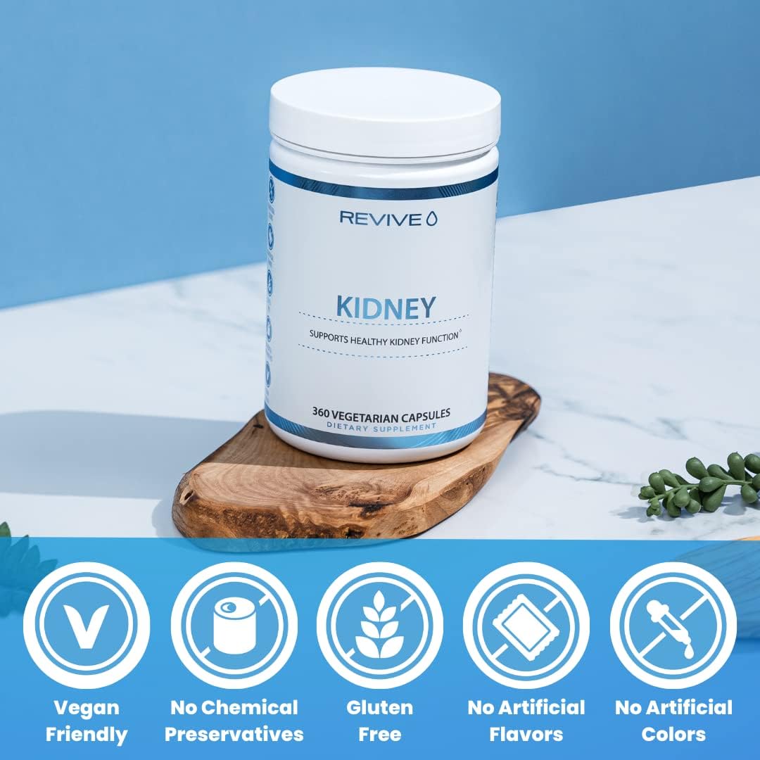 REVIVE MD Kidney RX, Premium Kidney Health Supplement