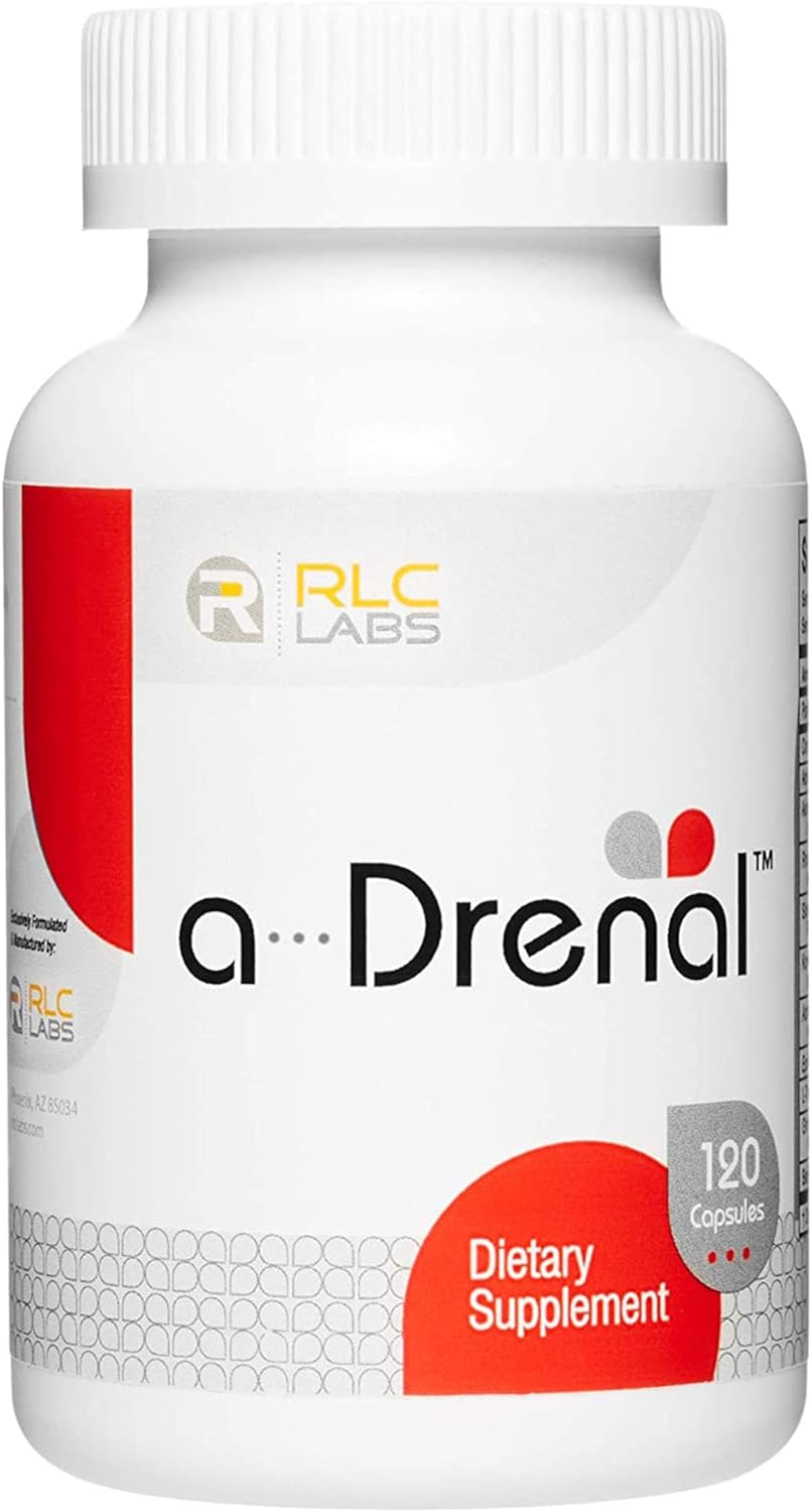 RLC, a-Drenal, Adrenal Support for Stress Relief and Energy, 120 Capsules