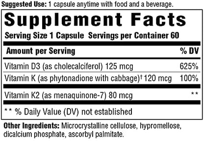 MegaFood Vitamin D3 5000 IU (125 mcg)