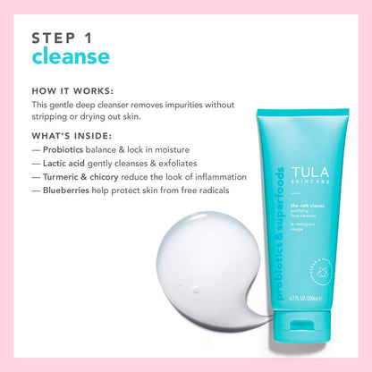 TULA Skin Care The Cult Classic Purifying Face Cleanser