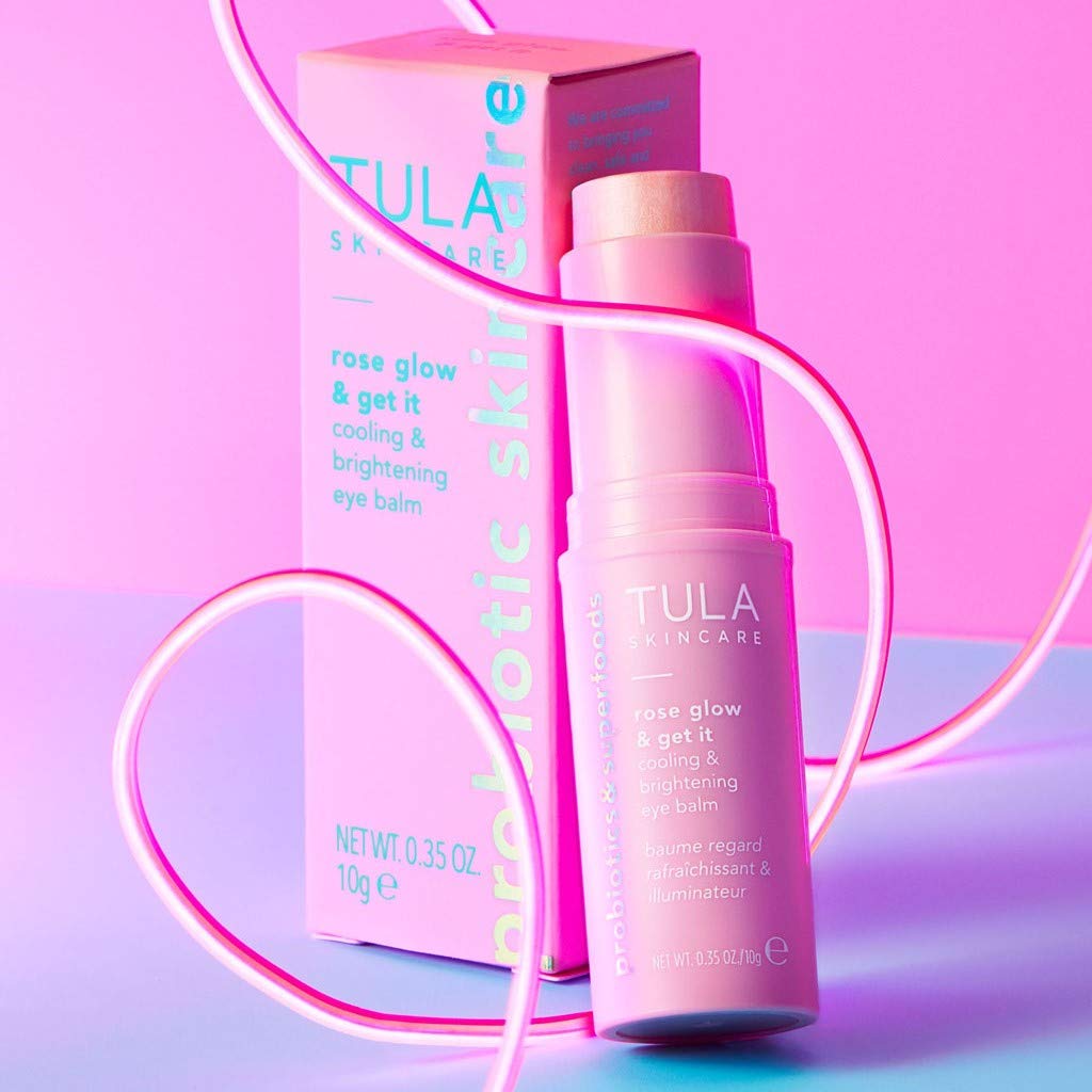 TULA Skin Care Rose Glow & Get It Cooling & Brightening Eye Balm