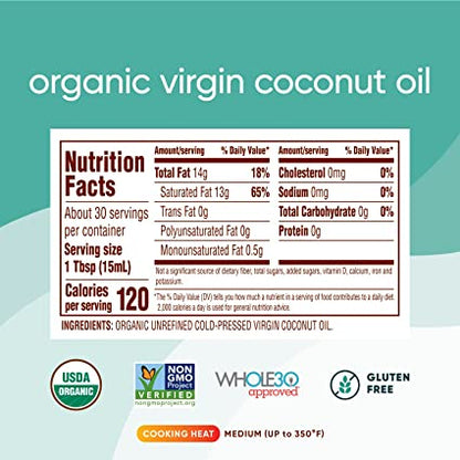 Nutiva Organic Coconut Oil