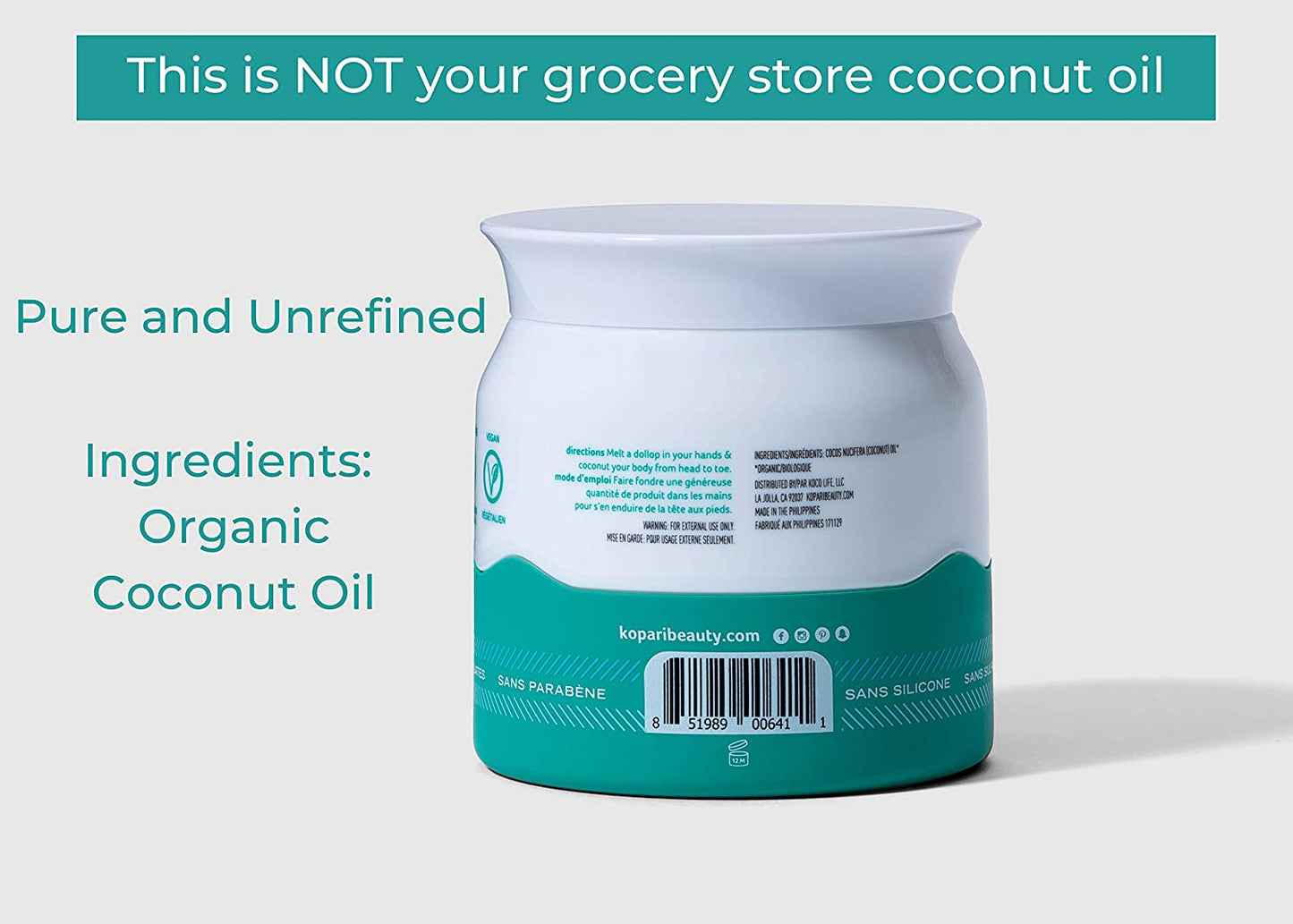 Kopari Organic Coconut Melt | Multi Purpose Skin Moisturizer