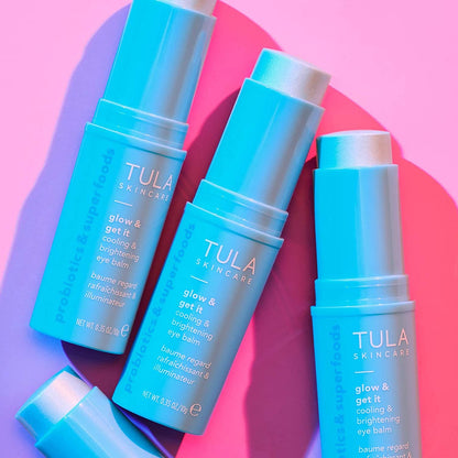 TULA Skin Care Glow & Get It Cooling & Brightening Eye Balm