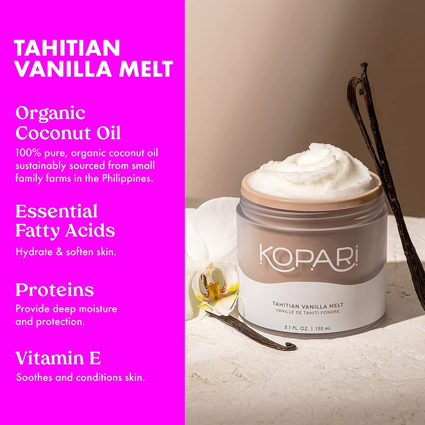 Kopari Organic Tahitian Vanilla Coconut Melt