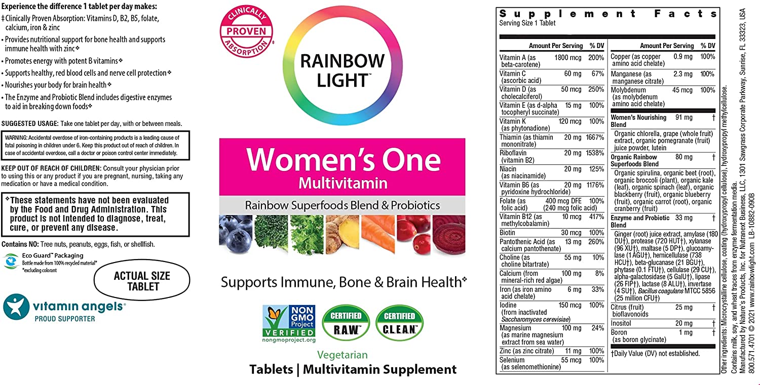 Rainbow light women's deals one multivitamin review