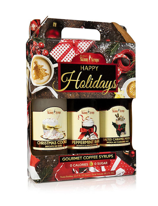 COMING SOON - Jordan's Skinny Syrups Happy Holidays Gourmet Coffee Syrup Trio